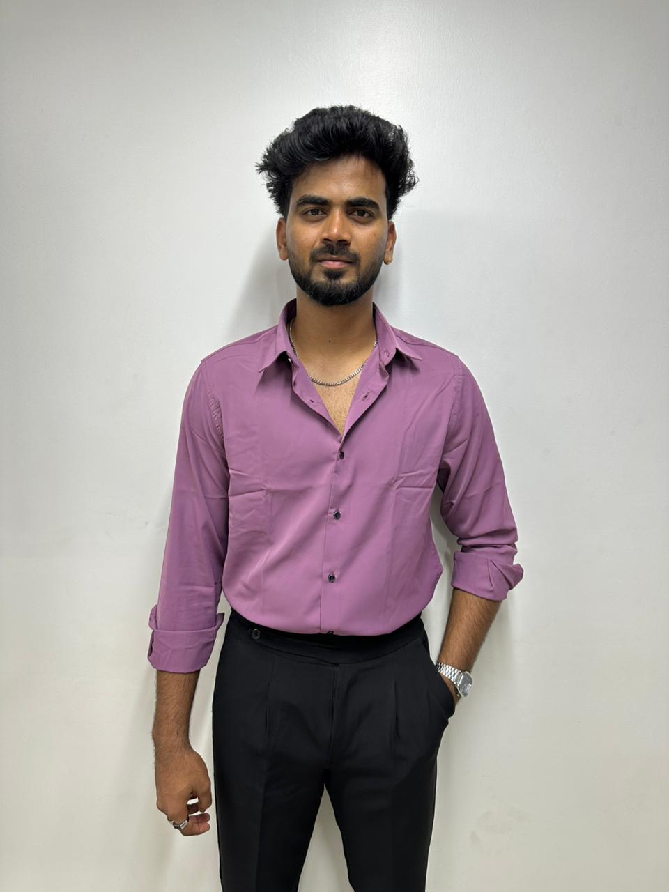 Mauve Liquid Shirt
