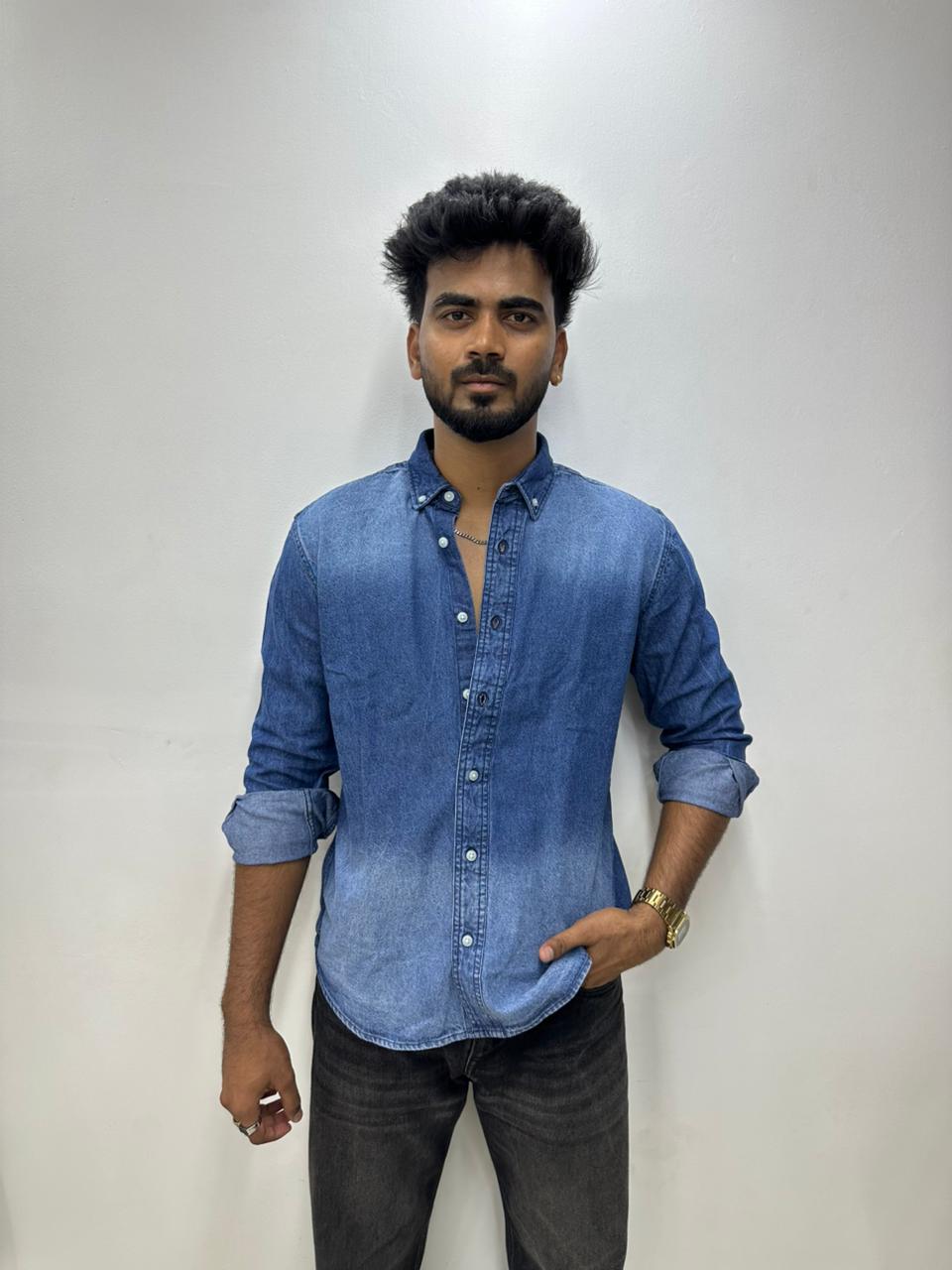 Classic Blue Denim Shirt