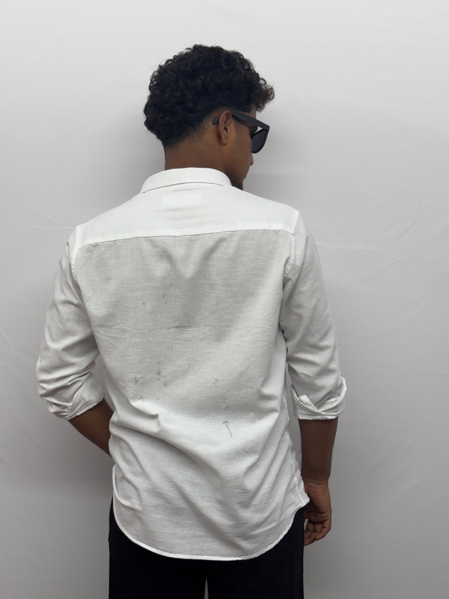 White Linen Shirt