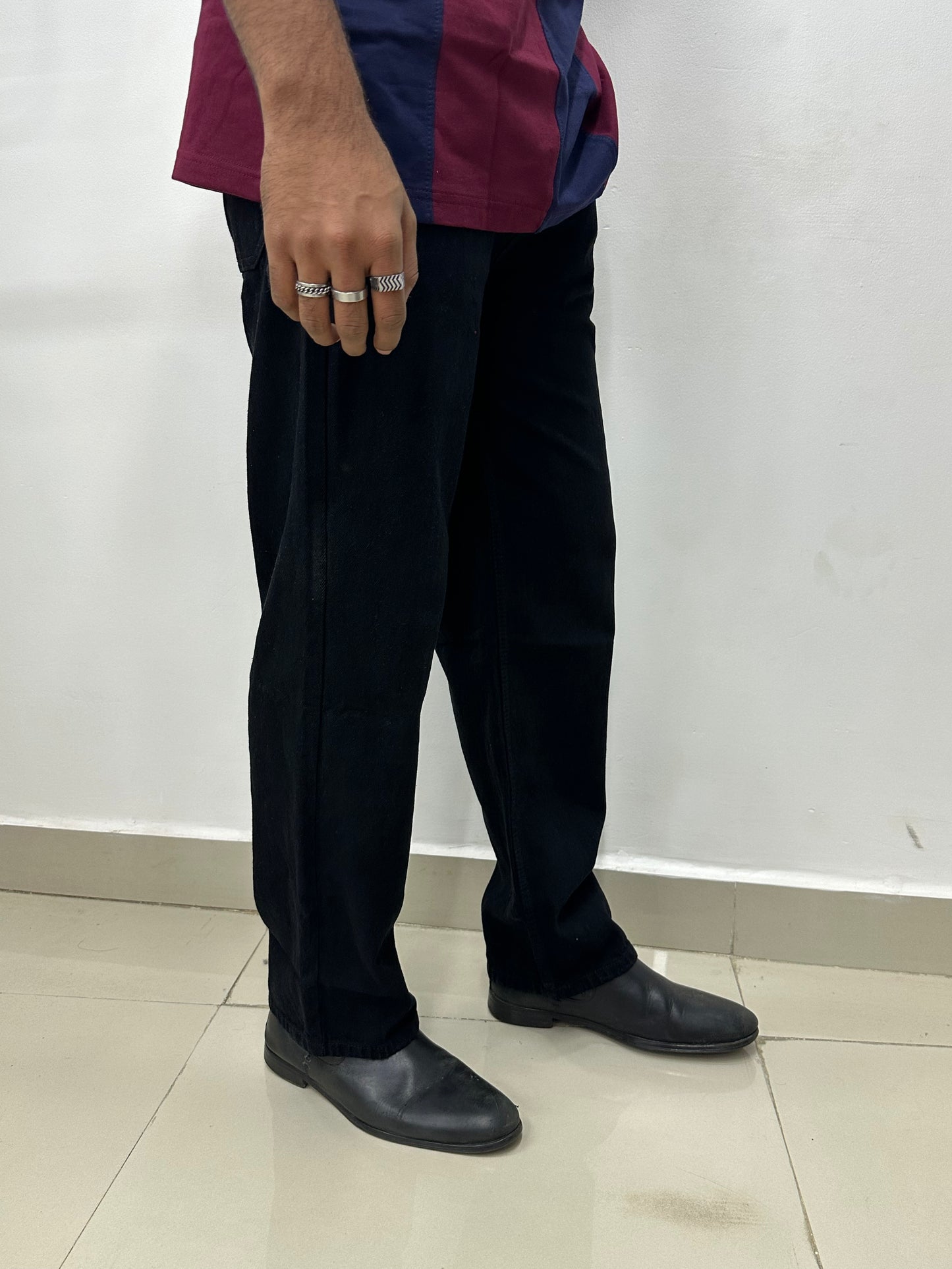 Black Baggy Fit Jeans