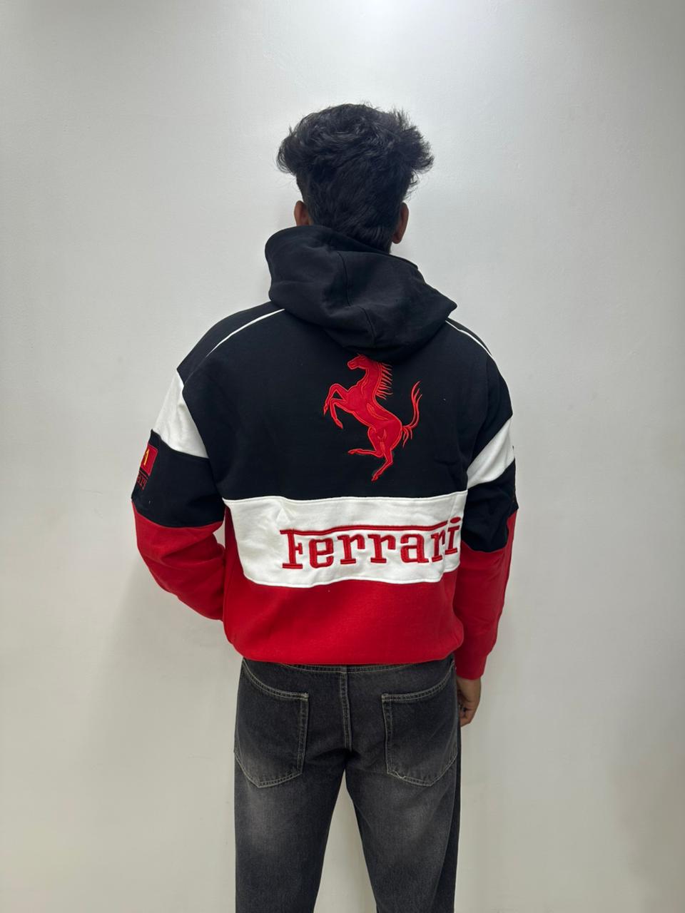 Black Racing Hoodie