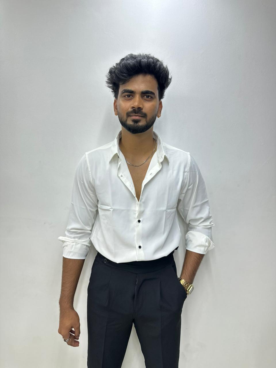 Artic White Liquid Shirt