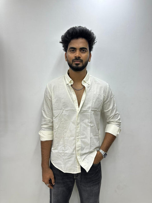 Off-White Linen Shirt