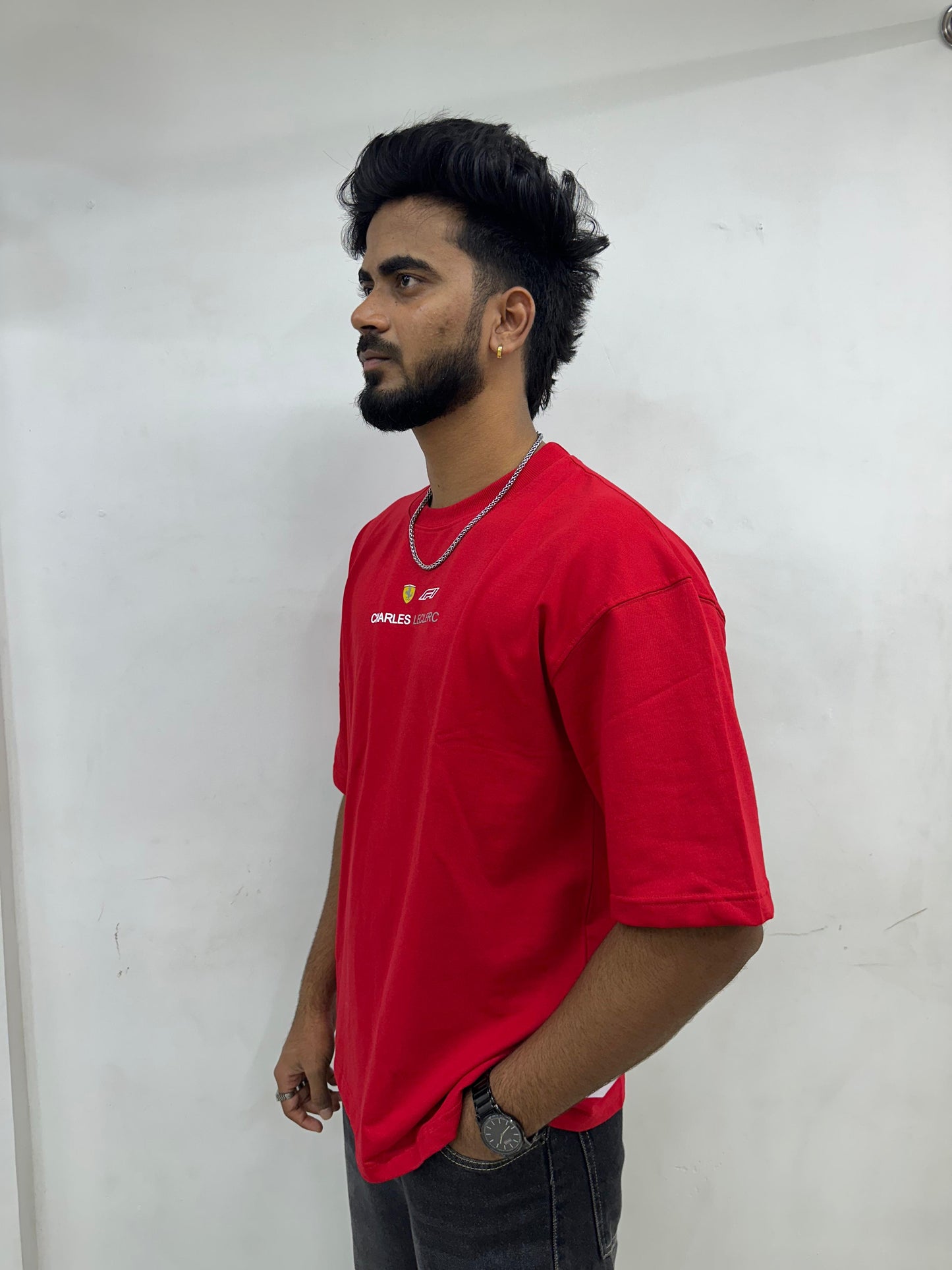 Red Oversized T-shirt