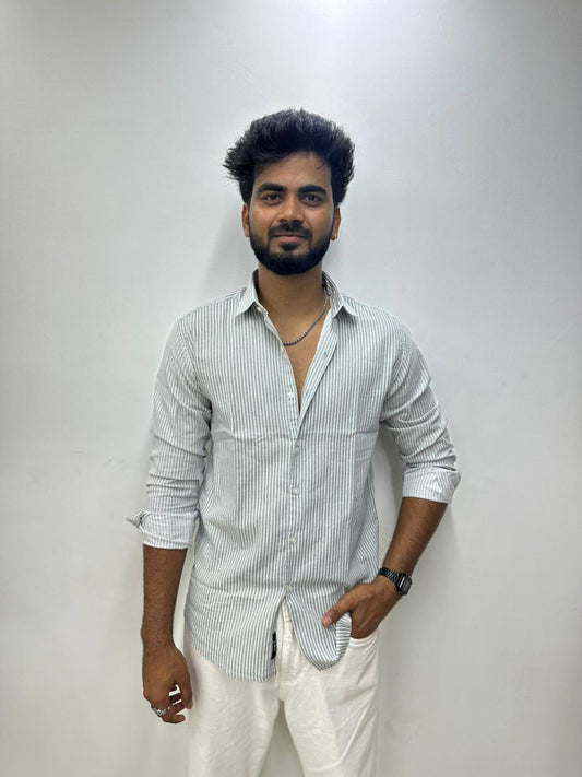 Grey Stripes Shirt