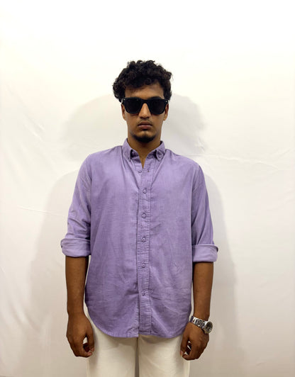 Lavender Corduroy Shirt