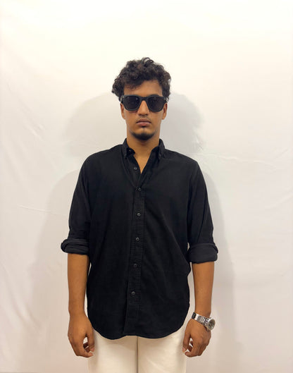 Black Corduroy Shirt