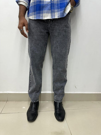 Dark Grey Mom Fit Jeans