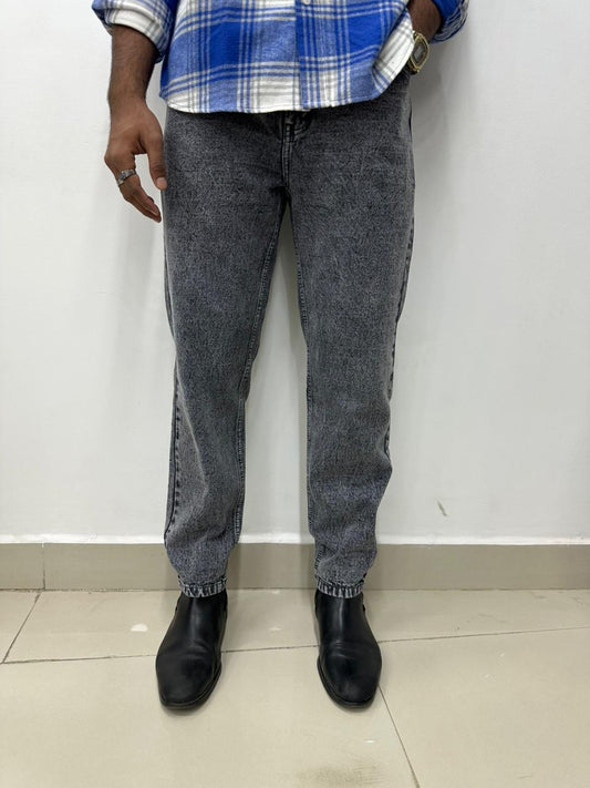 Dark Grey Mom Fit Jeans