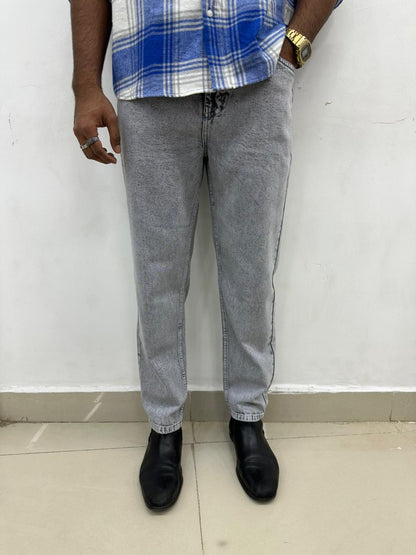 Light Grey Mom Fit Jeans