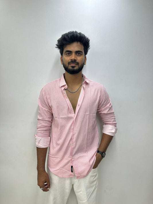 Rose Mist Stripes Shirt