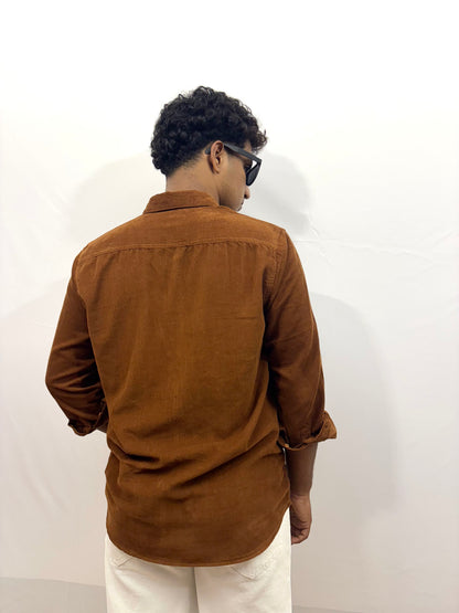 Brown Corduroy Shirt