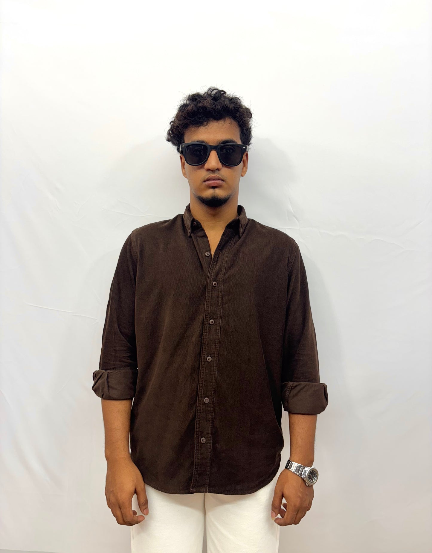Brown Corduroy Shirt