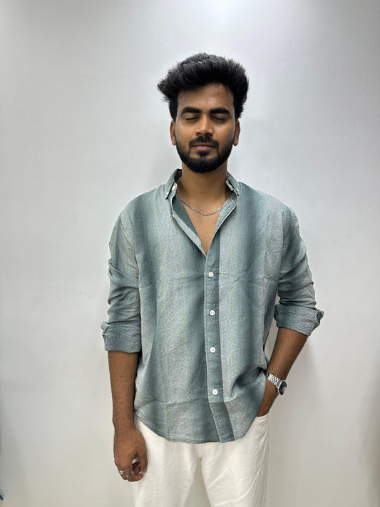 Green Dobby Jacquard