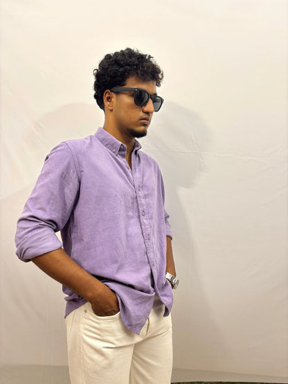 Lavender Corduroy Shirt