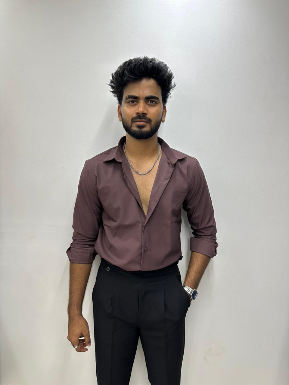 Dusty Rose TR Solids Shirt