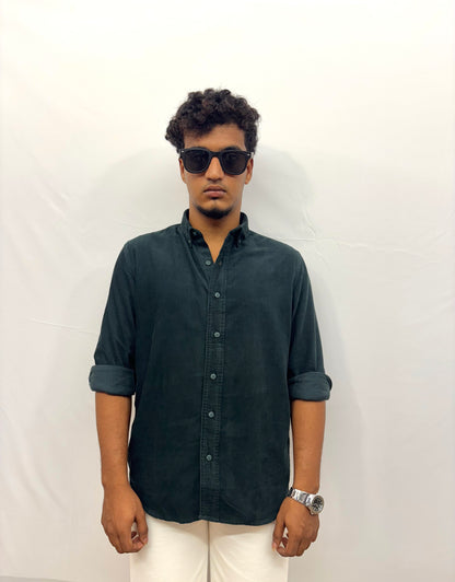 Forest Green Corduroy Shirt