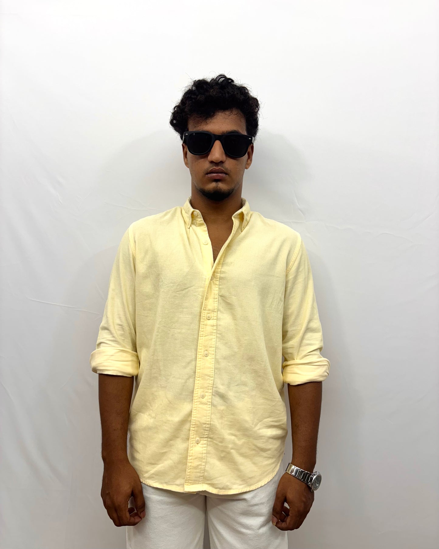 Yellow Corduroy Shirt