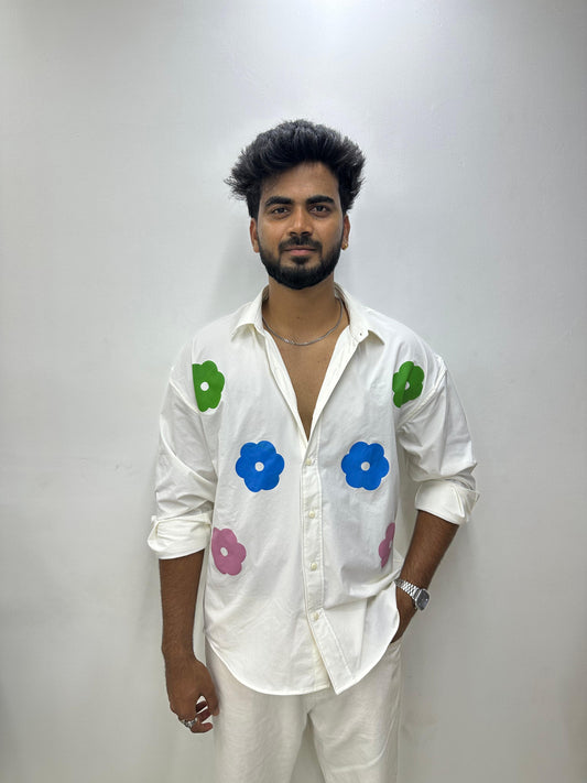 White Bloom Pop Shirt