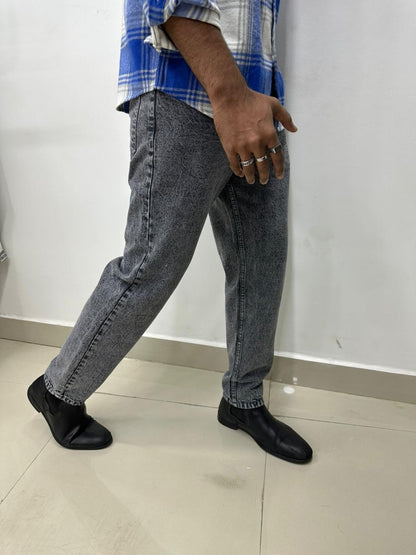 Dark Grey Mom Fit Jeans