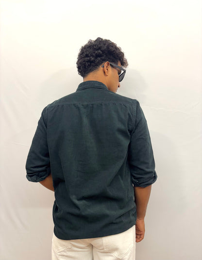 Forest Green Corduroy Shirt