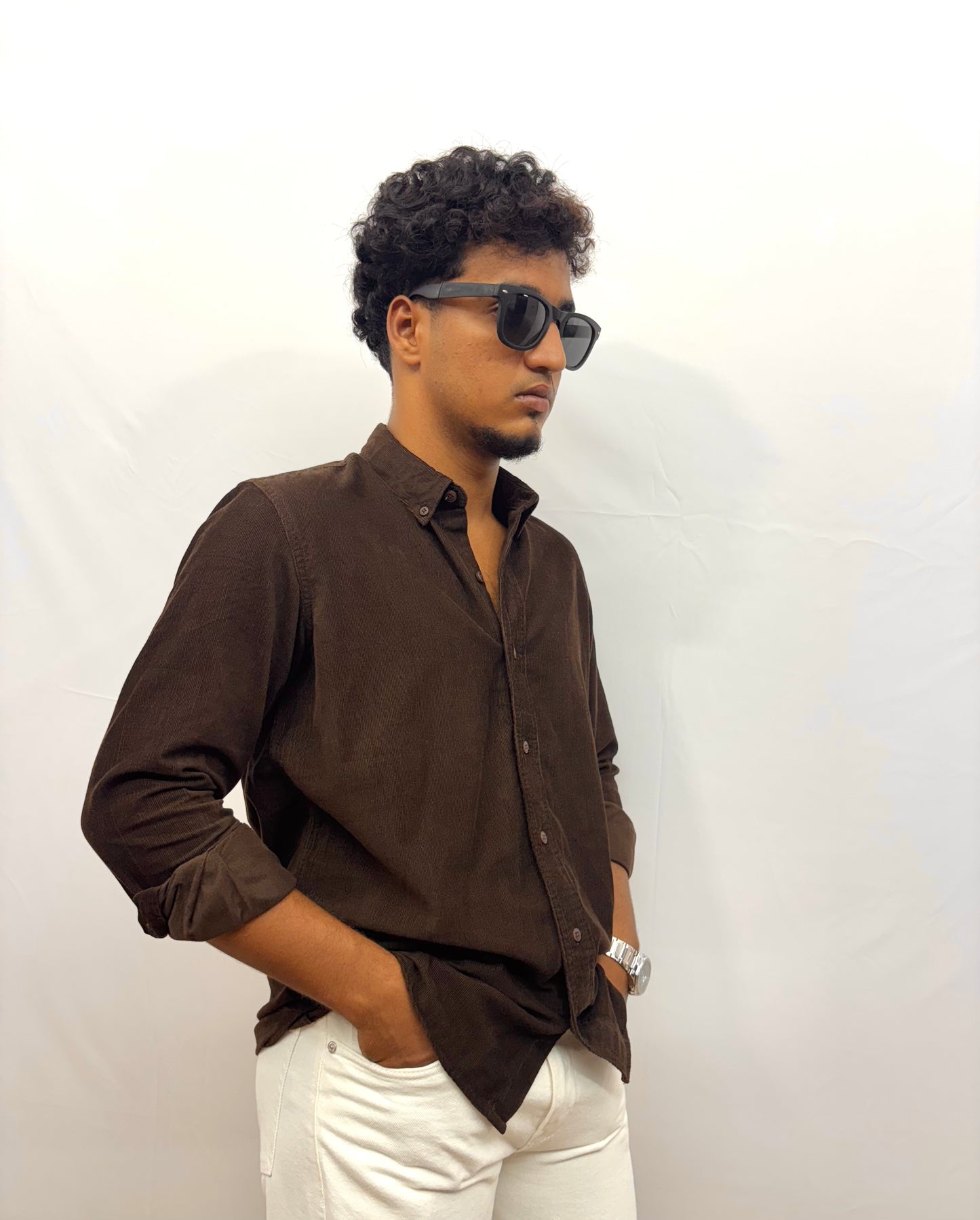 Brown Corduroy Shirt