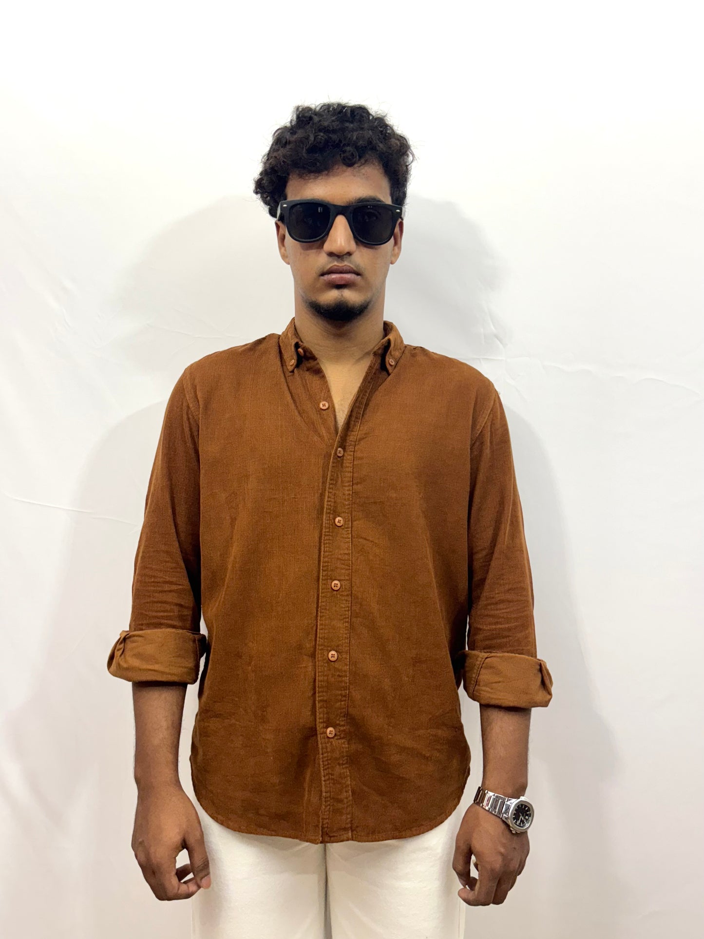 Brown Corduroy Shirt