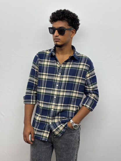 Navy Blue Flannels