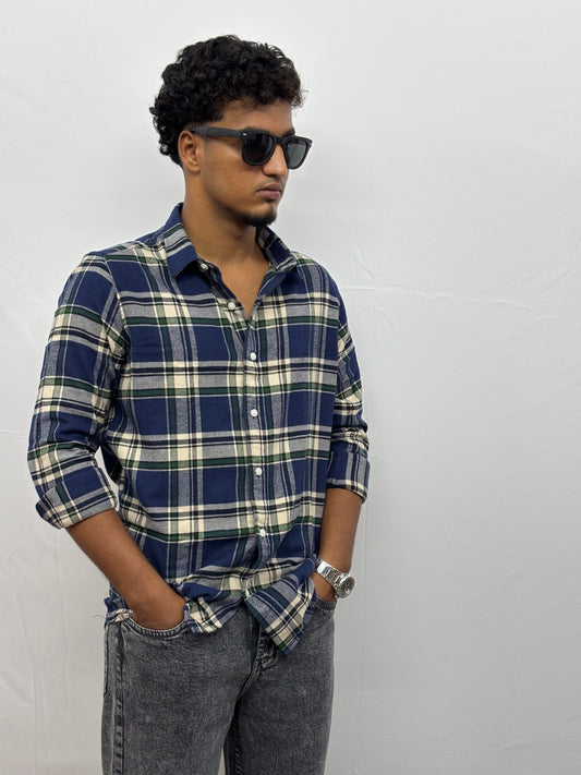 Navy Blue Flannels