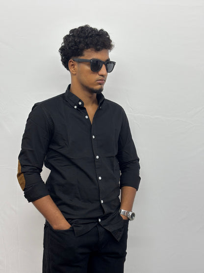 Black Hand Patch Shirt