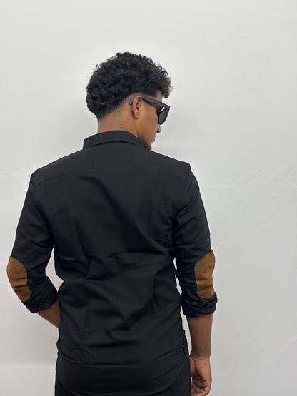 Black Hand Patch Shirt