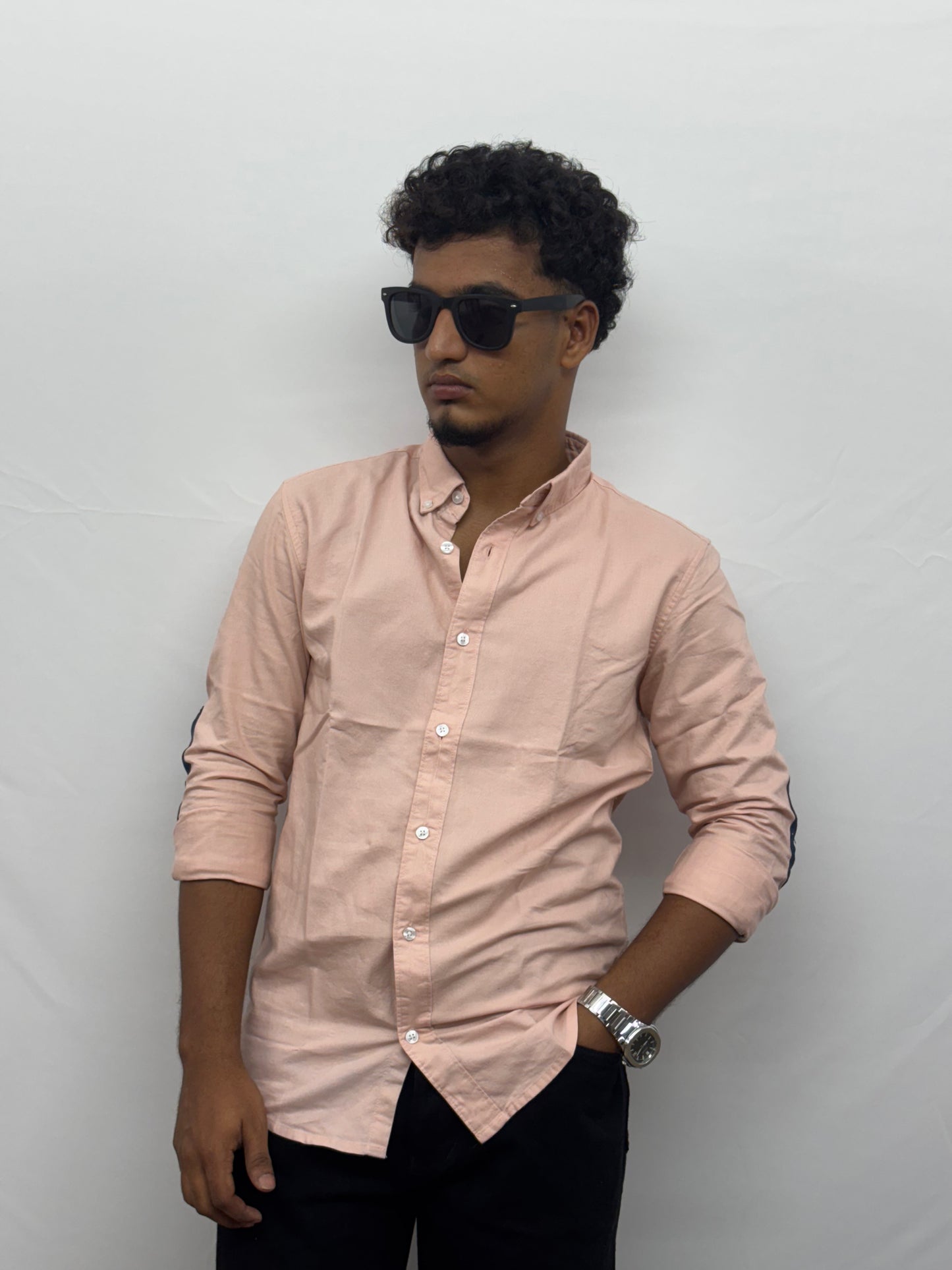 Peach Hand Patch Shirt