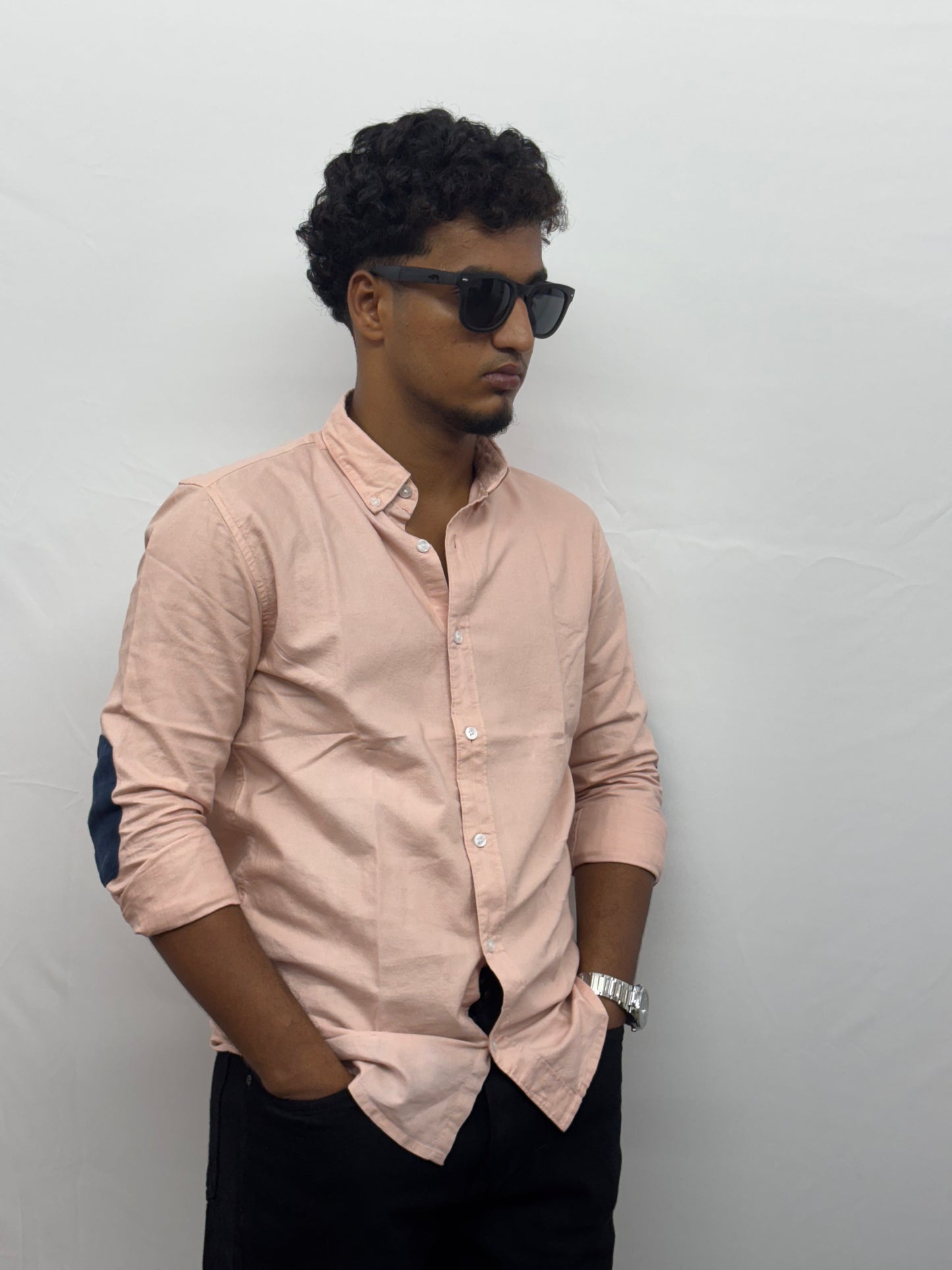 Peach Hand Patch Shirt