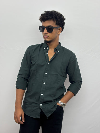 Green Hand Patch Shirt