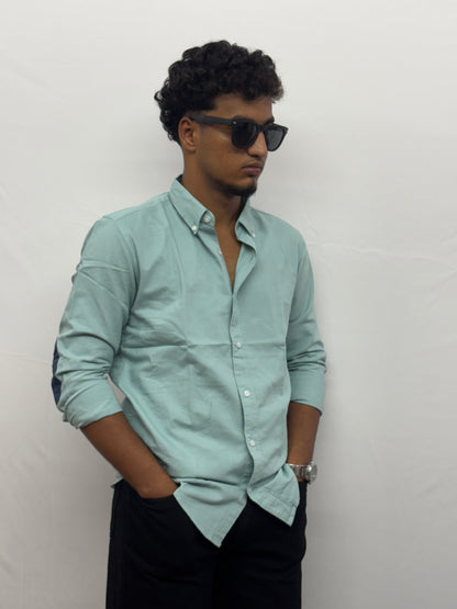 Light Green Hand Patch Shirt