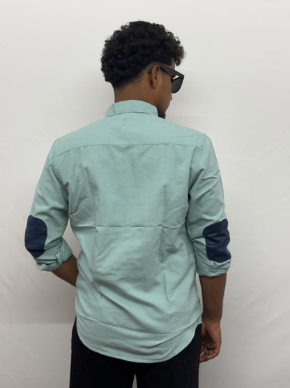 Light Green Hand Patch Shirt