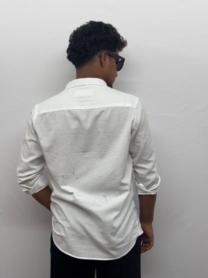 White Linen Shirt
