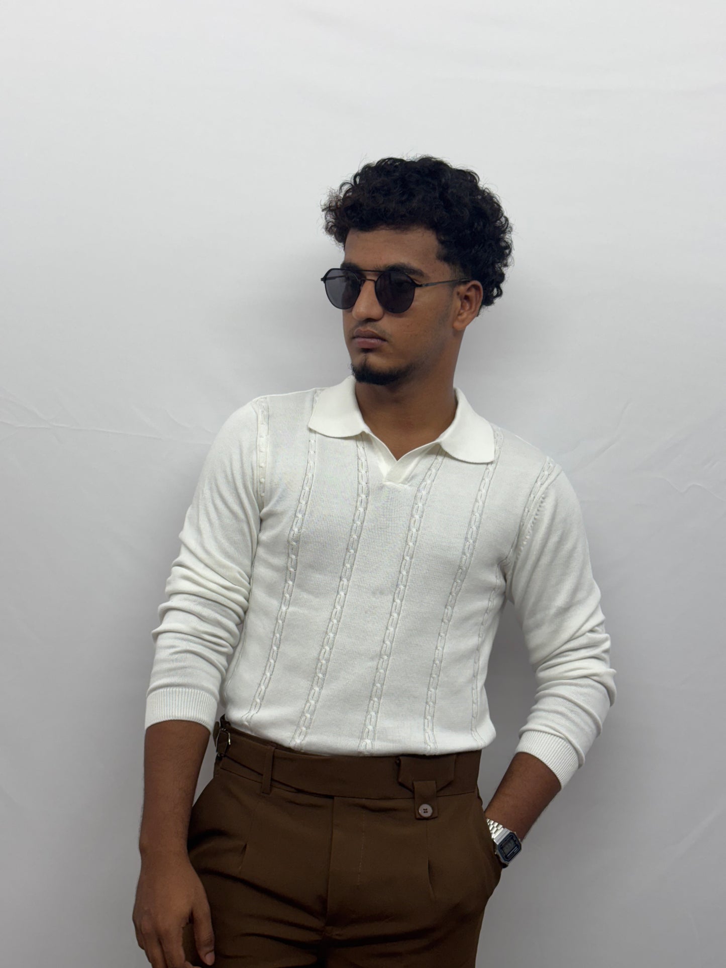 White Polo T-Shirt
