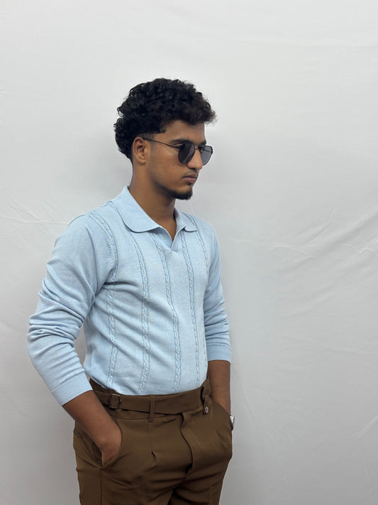 Sky Blue Polo T-Shirt