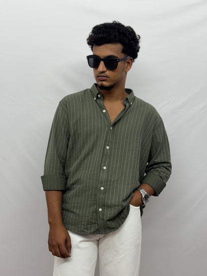 Green Stripes Shirt