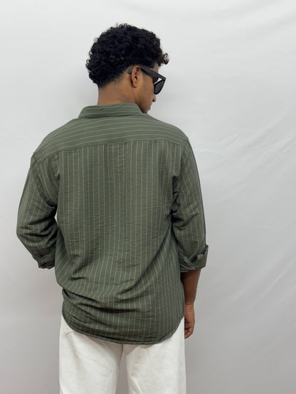 Green Stripes Shirt