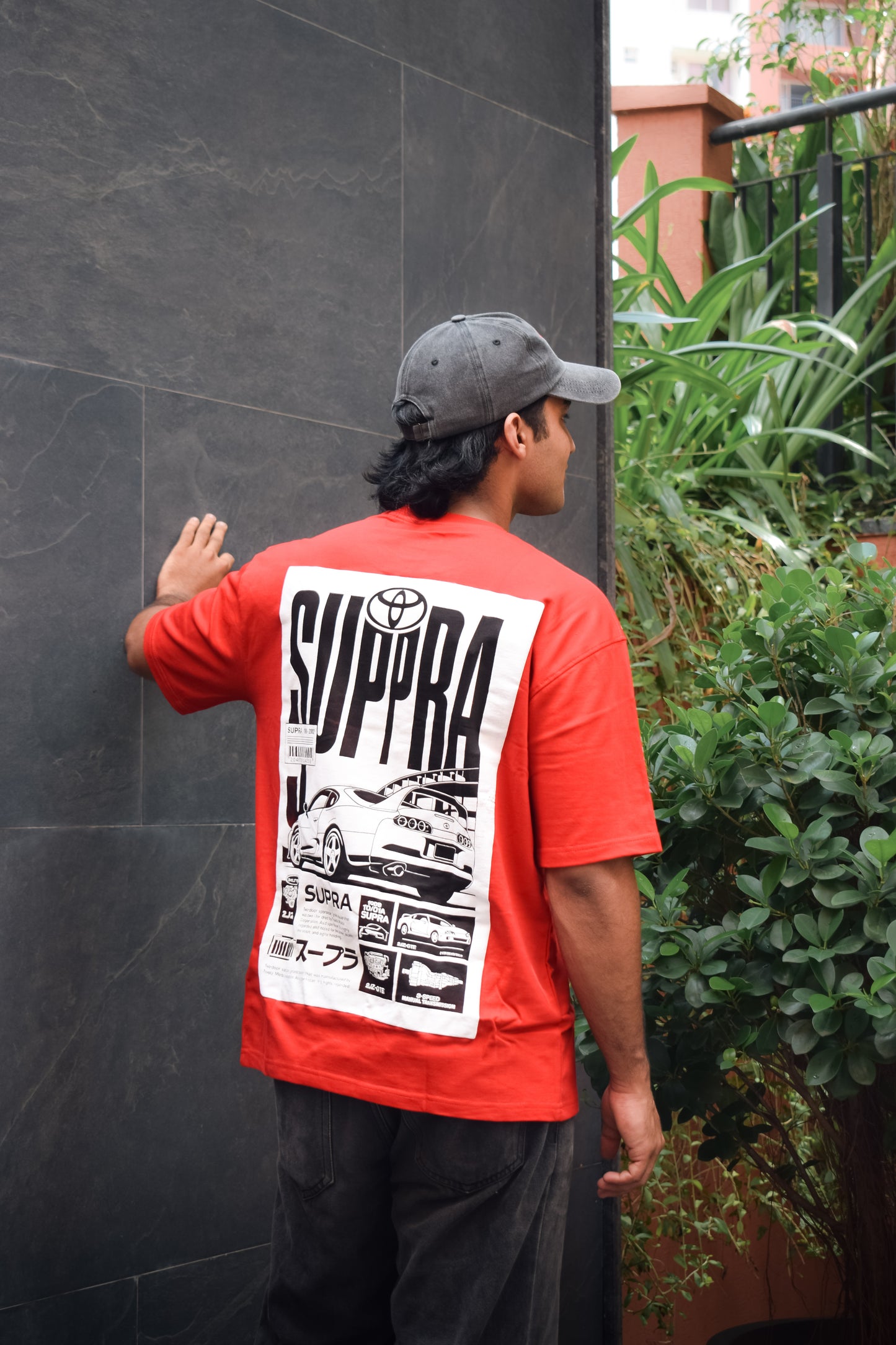 Red Oversized T-shirt