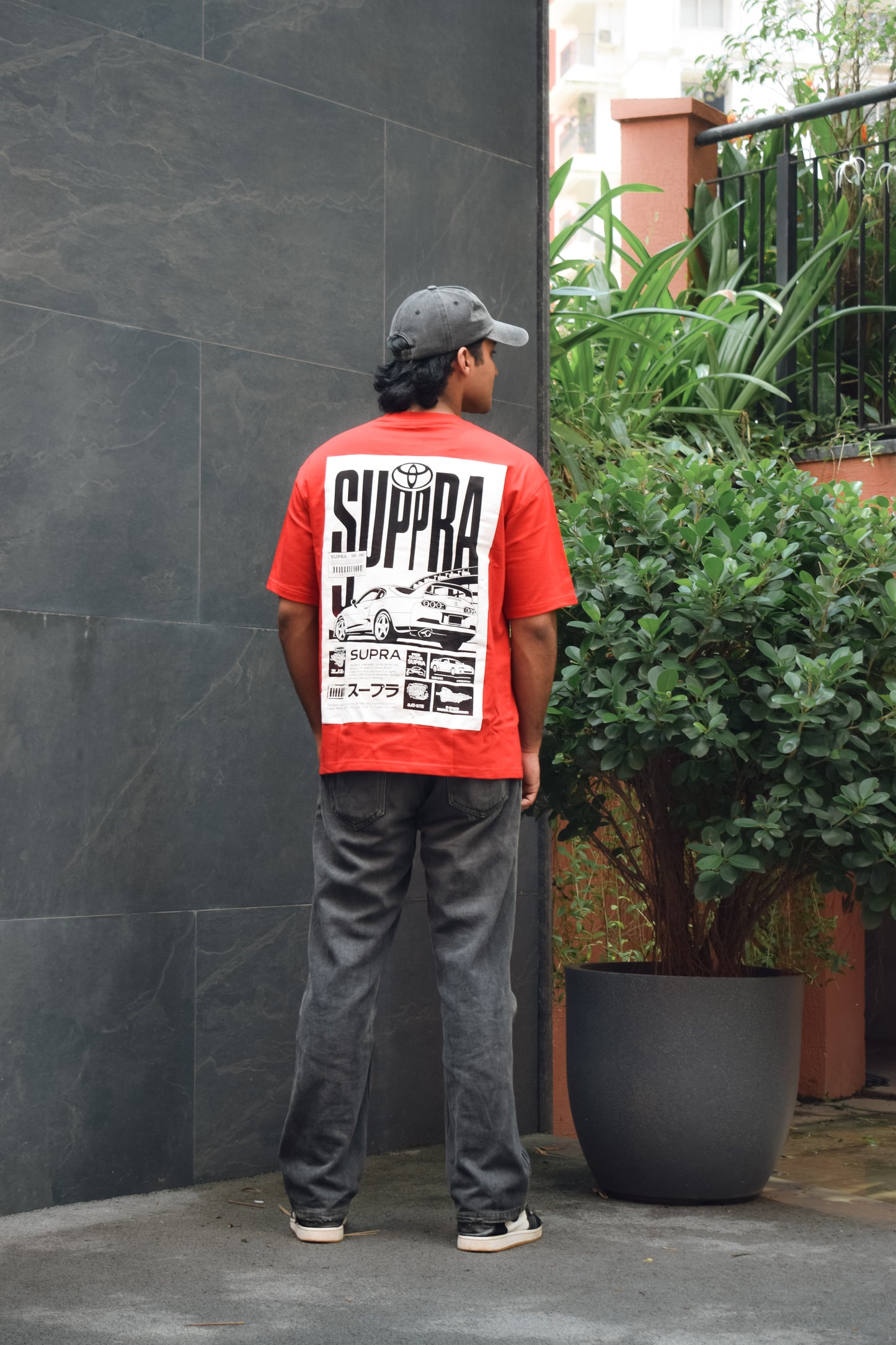 Red Oversized T-shirt