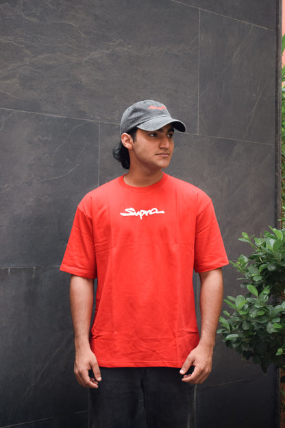 Red Oversized T-shirt