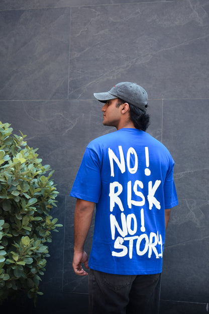 Blue Oversized T-shirt