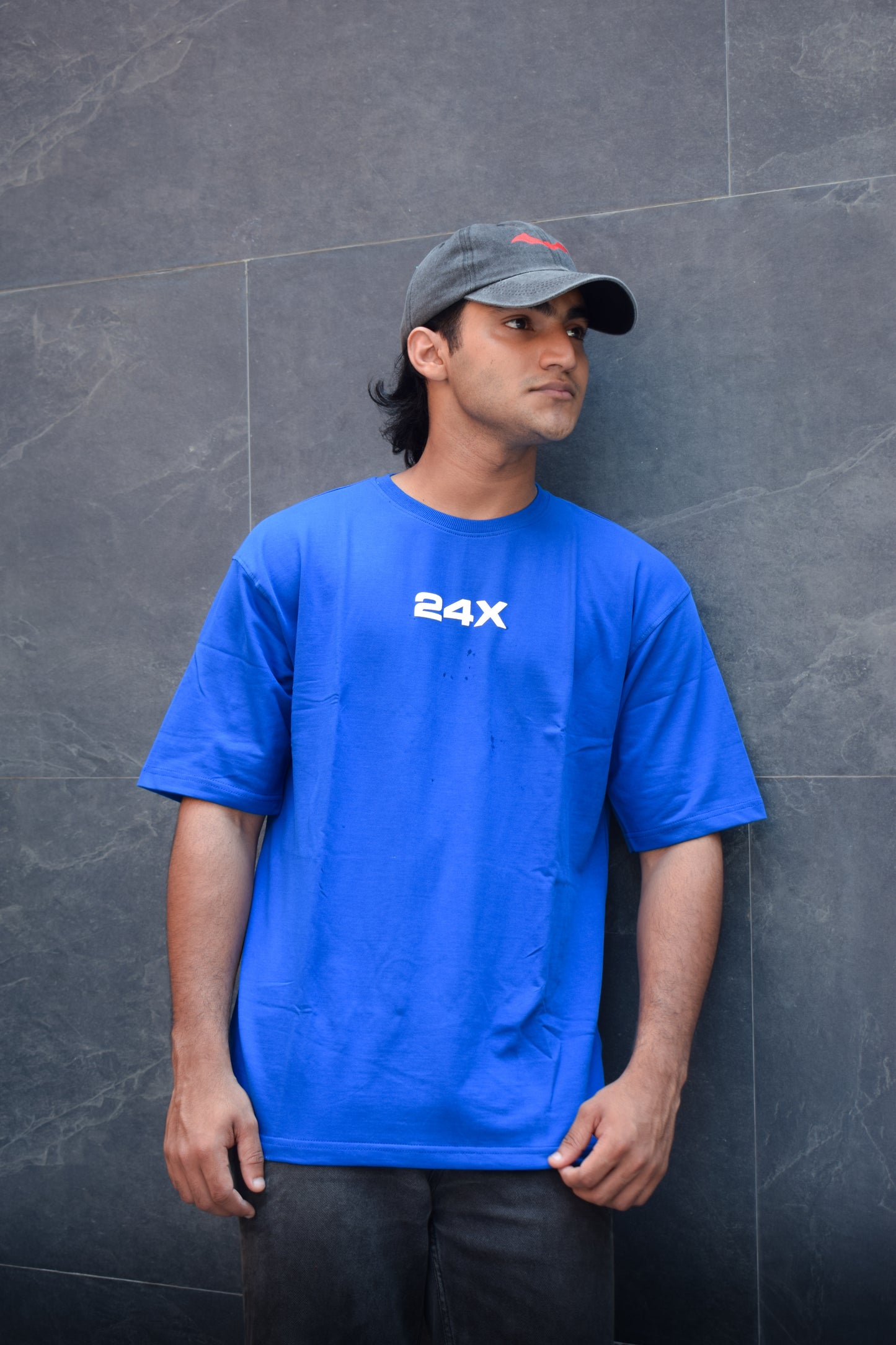Blue Oversized T-shirt