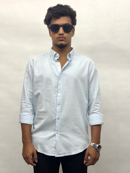 Sky Blue Cotton Shirt