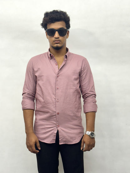 Mauve Cotton Shirt