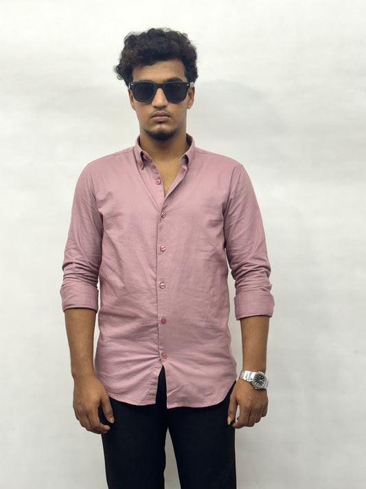 Mauve Cotton Shirt