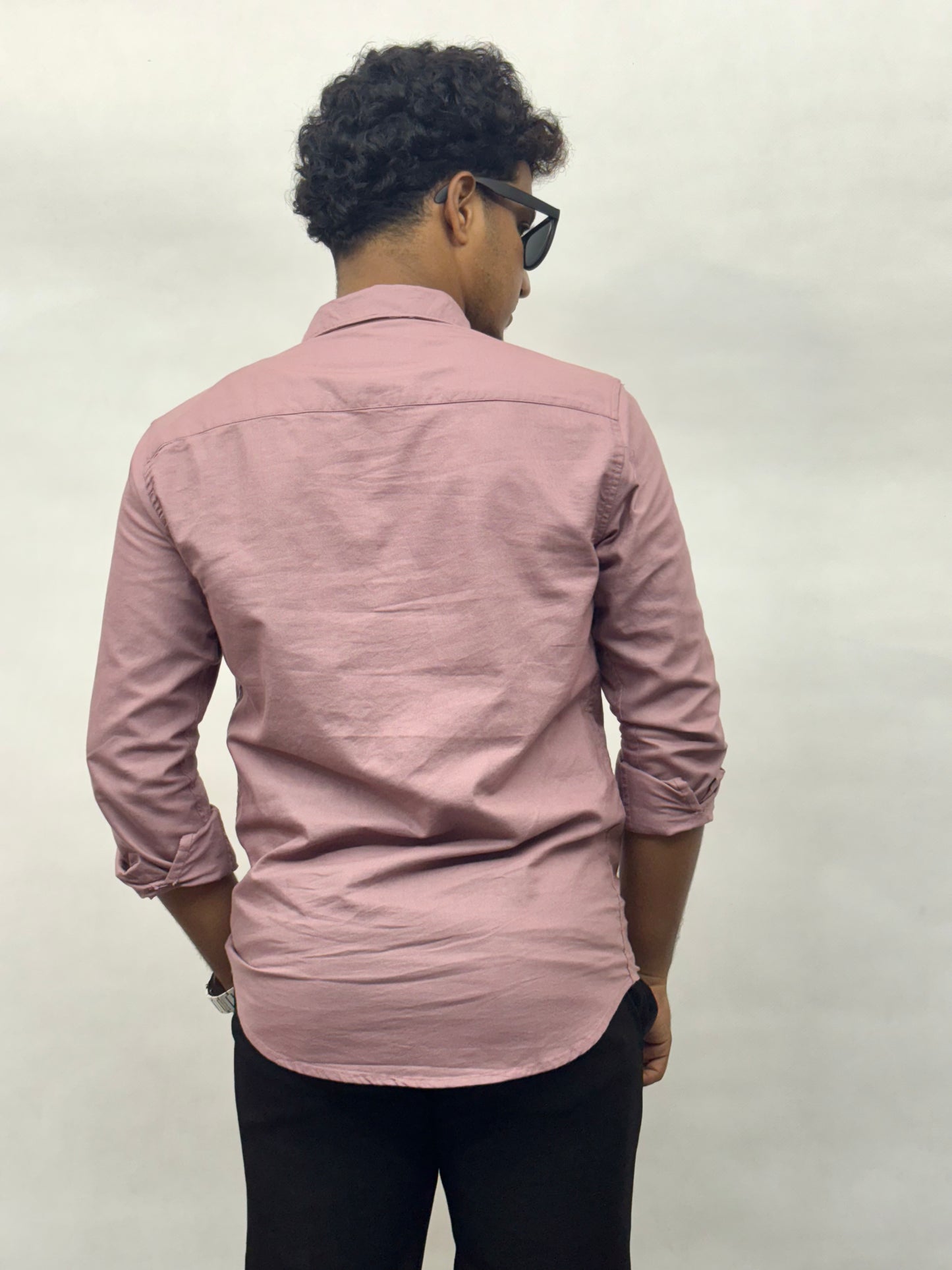 Mauve Cotton Shirt